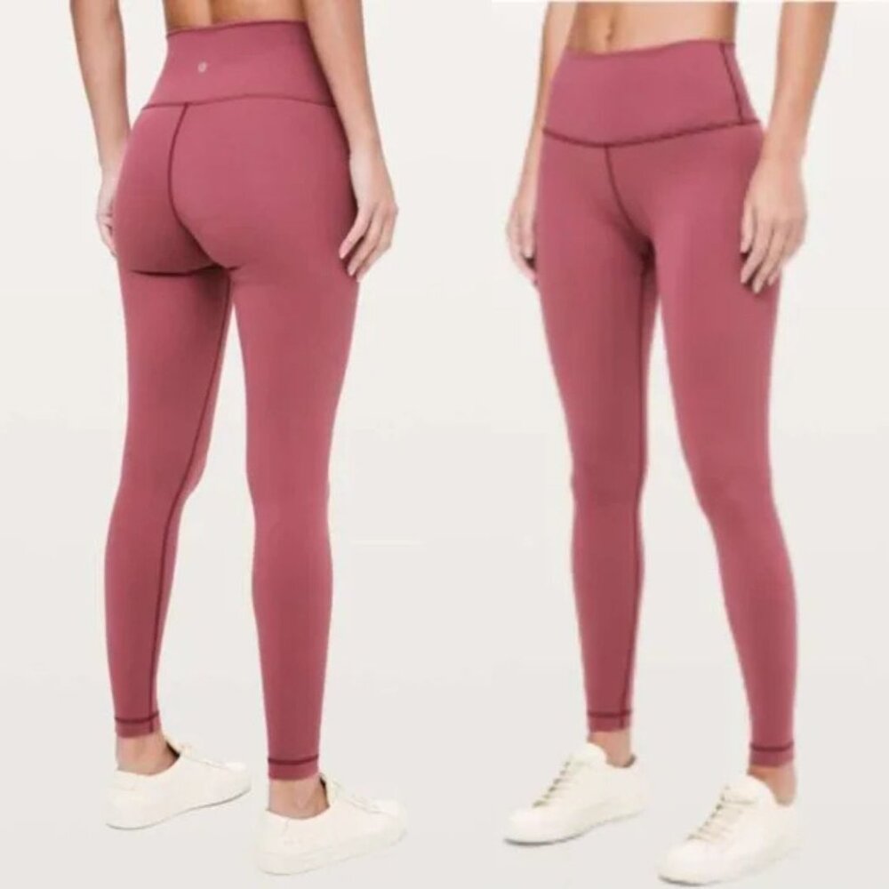 Lululemon - Wunder Under High-Rise Tights Full-On 28" W5ANDS | Misty Merlot | 12 - Picture 2 of 15